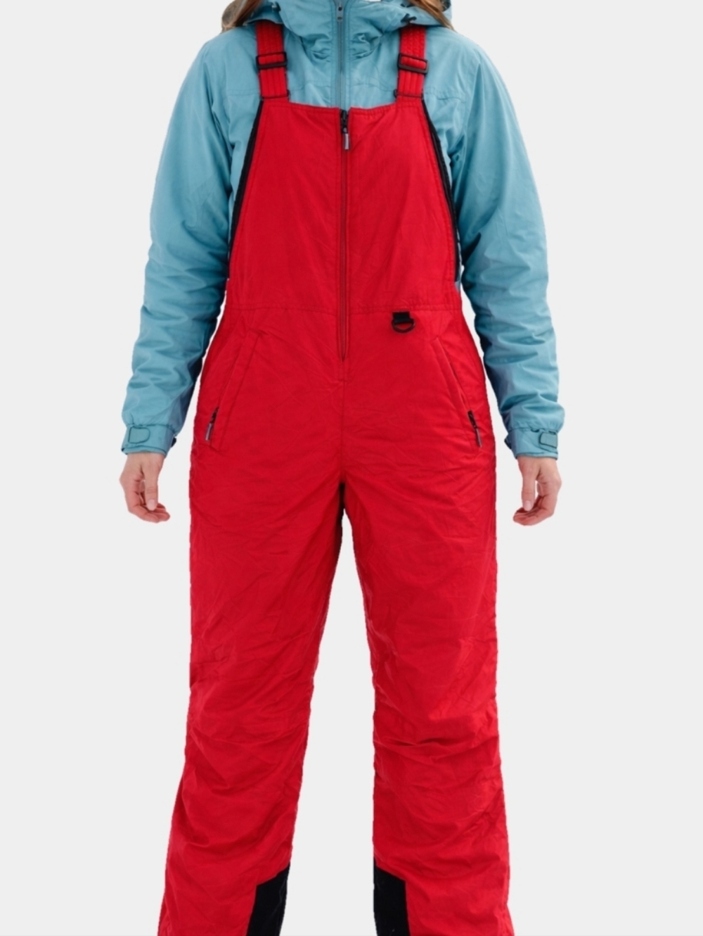 Arctic Quest Red And Black Snow Bibs With Adjustable Straps Size XL